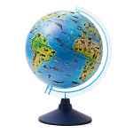 Глобус детский зоогеографический 250мм " Globen ", картонная коробка