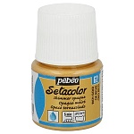 Краска по ткани " Pebeo " Setacolor мерцающая 45мл под яркое золото