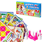 Игра логическая 12+ " Задира " Напряги извилины №2, состав: игровое поле 14*20,5см - 6шт, фишки - 36шт, правила игры, картонная упаковка 31*16*3,5см