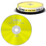 Диск DVD-R " Mirex " 4.7 GB 16x Cake box 10шт