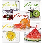 Тетрадь А5 48л " Альт " Фрукты new, клетка, блок- офсет 60г/м2, на скобе, обложка- мелованный картон, сплошной УФ-лак, скругленные углы, 5 дизайнов