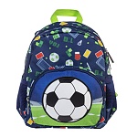 Рюкзак " Hatber " 27*23*11см Kids Мир футбола, 1 отделение, 2 боковых кармана, 1 передний карман, ручка-петля, регулируемые лямки, светоотражатели, полиэстер